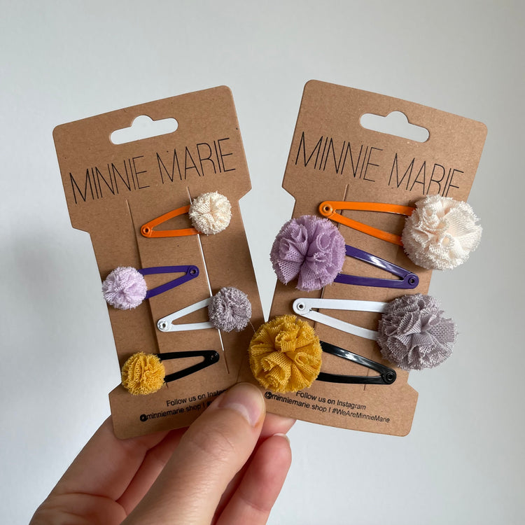 Haarspangen LOVE / Mini-Version (klein) Halloween Edition