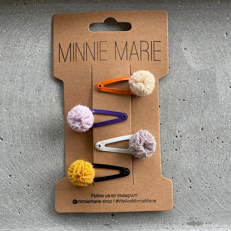Haarspangen LOVE / Mini-Version (klein) Halloween Edition