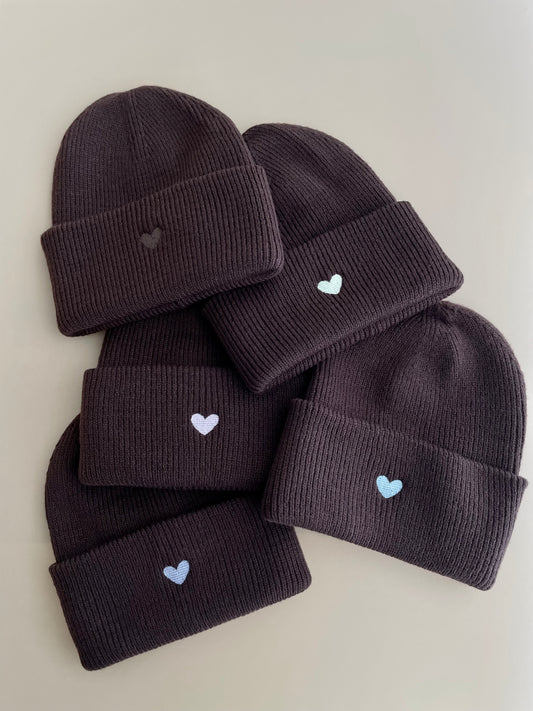 Mütze LOVE braun