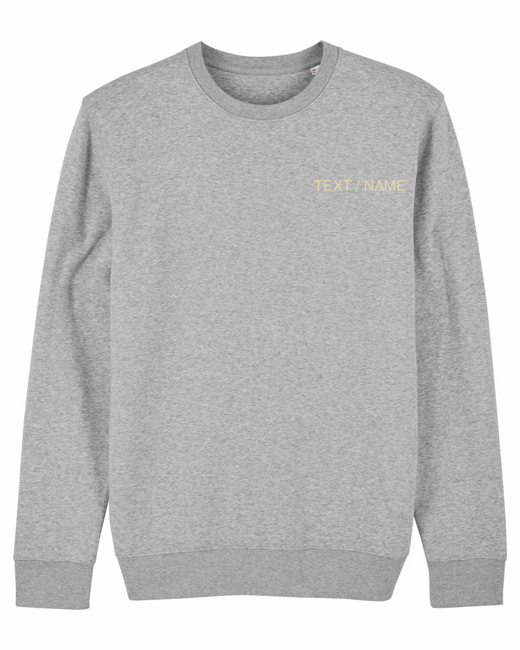 Sweatshirt DESIGN IT YOURSELF grau / Me-Version (Adults)