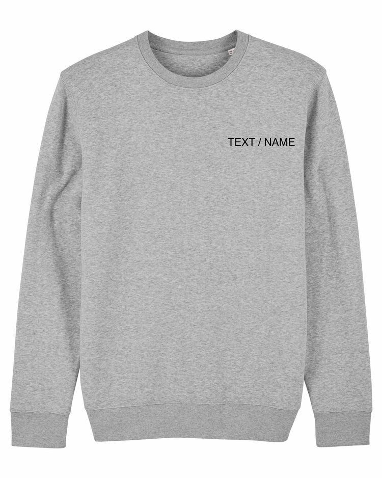 Sweatshirt DESIGN IT YOURSELF grau / Me-Version (Adults)