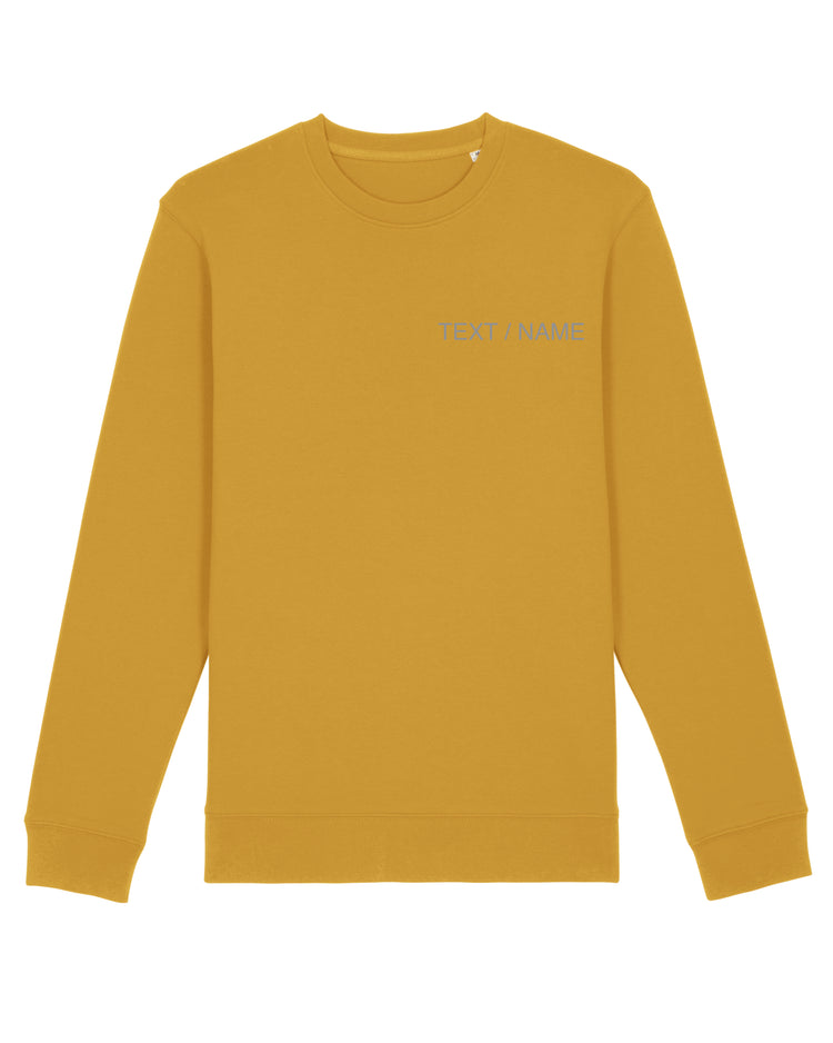 Sweatshirt DESIGN IT YOURSELF senfgelb / Me-Version (Adults)