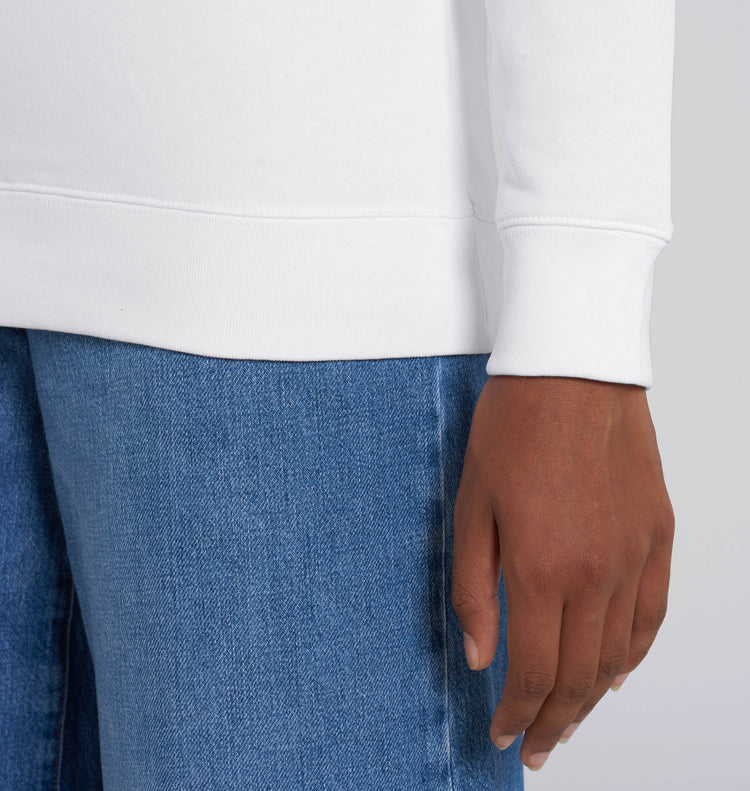 Sweatshirt DESIGN IT YOURSELF weiß / Me-Version (Adults)