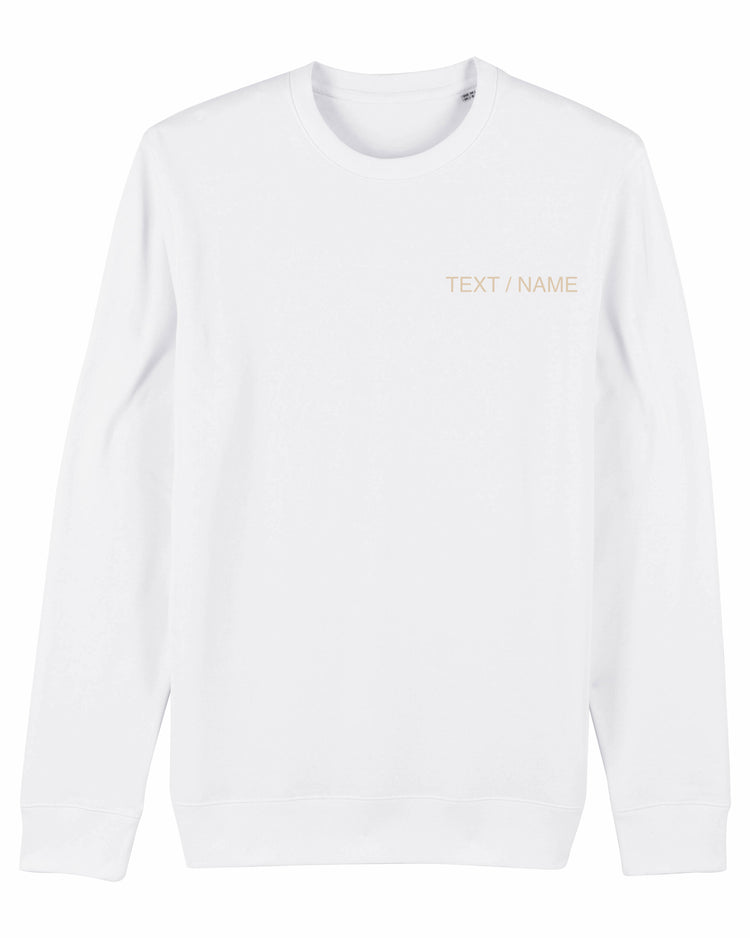 Sweatshirt DESIGN IT YOURSELF weiß / Me-Version (Adults)