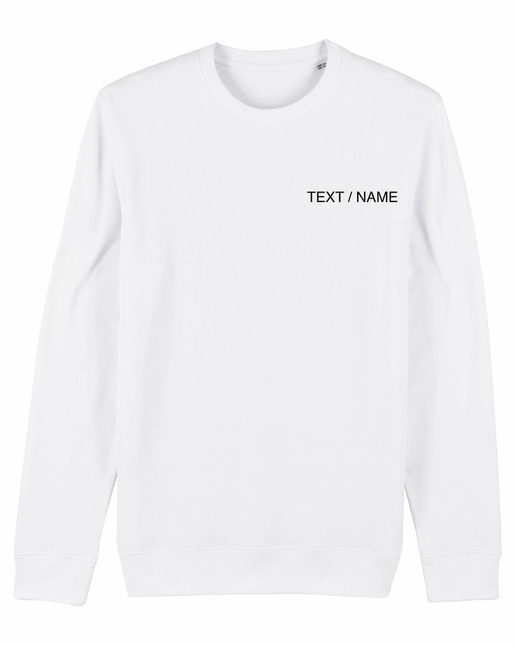 Sweatshirt DESIGN IT YOURSELF weiß / Me-Version (Adults)