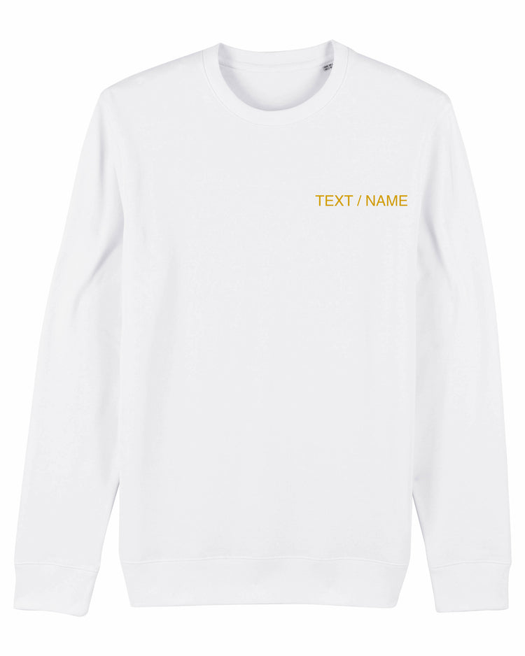 Sweatshirt DESIGN IT YOURSELF weiß / Me-Version (Adults)