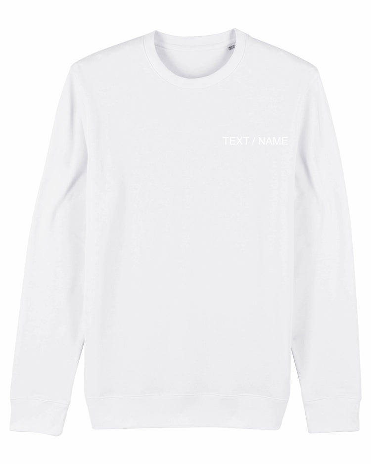 Sweatshirt DESIGN IT YOURSELF weiß / Me-Version (Adults)
