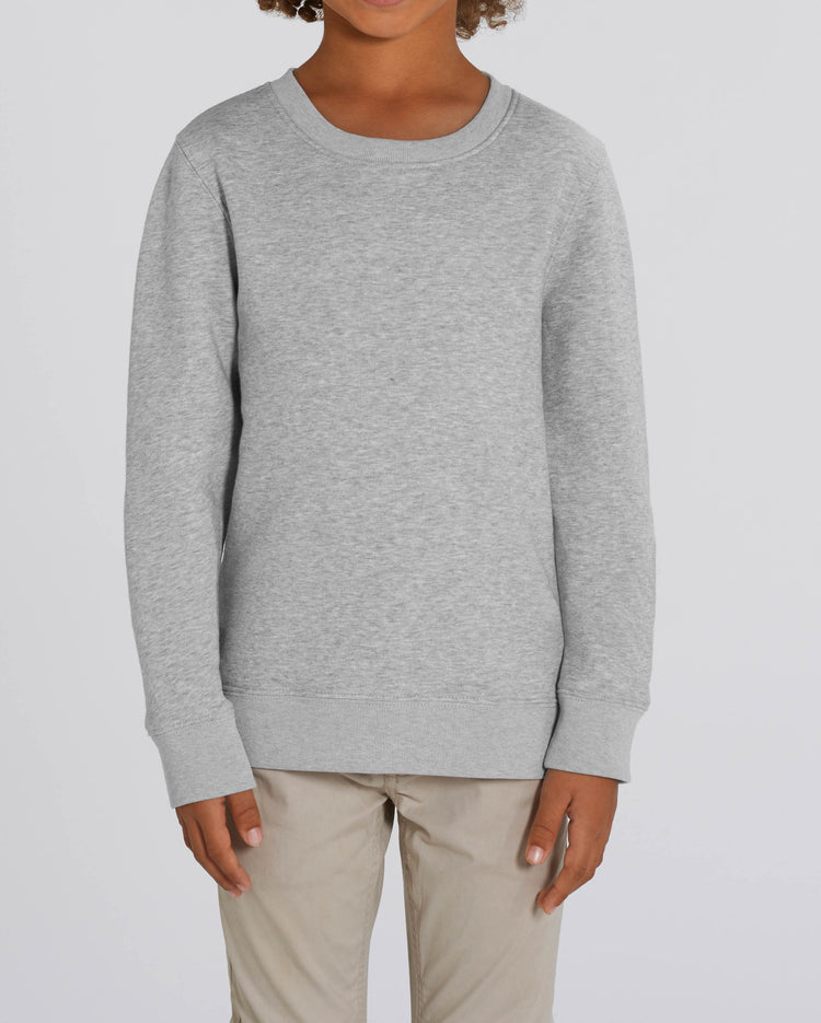 Sweatshirt DESIGN IT YOURSELF grau / Mini-Version (Kids)