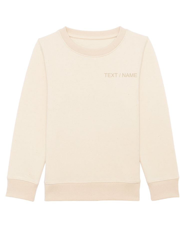 Sweatshirt DESIGN IT YOURSELF natur / Mini-Version (Kids)
