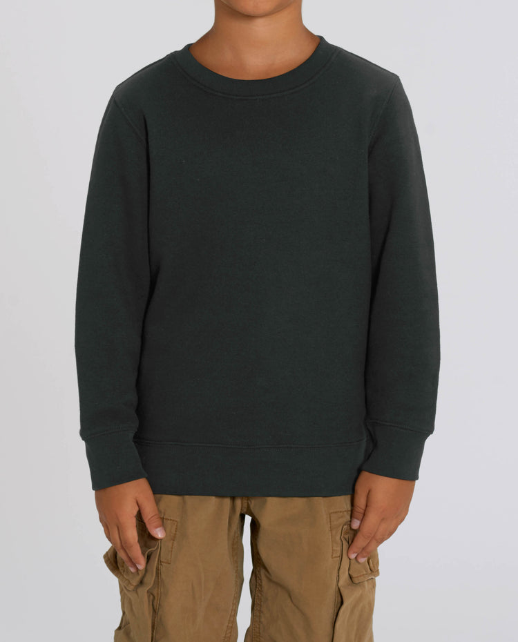 Sweatshirt DESIGN IT YOURSELF schwarz / Mini-Version (Kids)