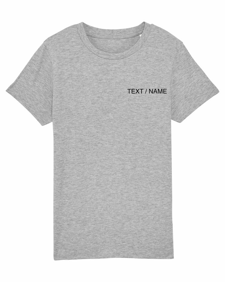 T-Shirt DESIGN IT YOURSELF grau / Mini-Version (Kids)