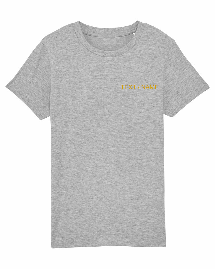 T-Shirt DESIGN IT YOURSELF grau / Mini-Version (Kids)