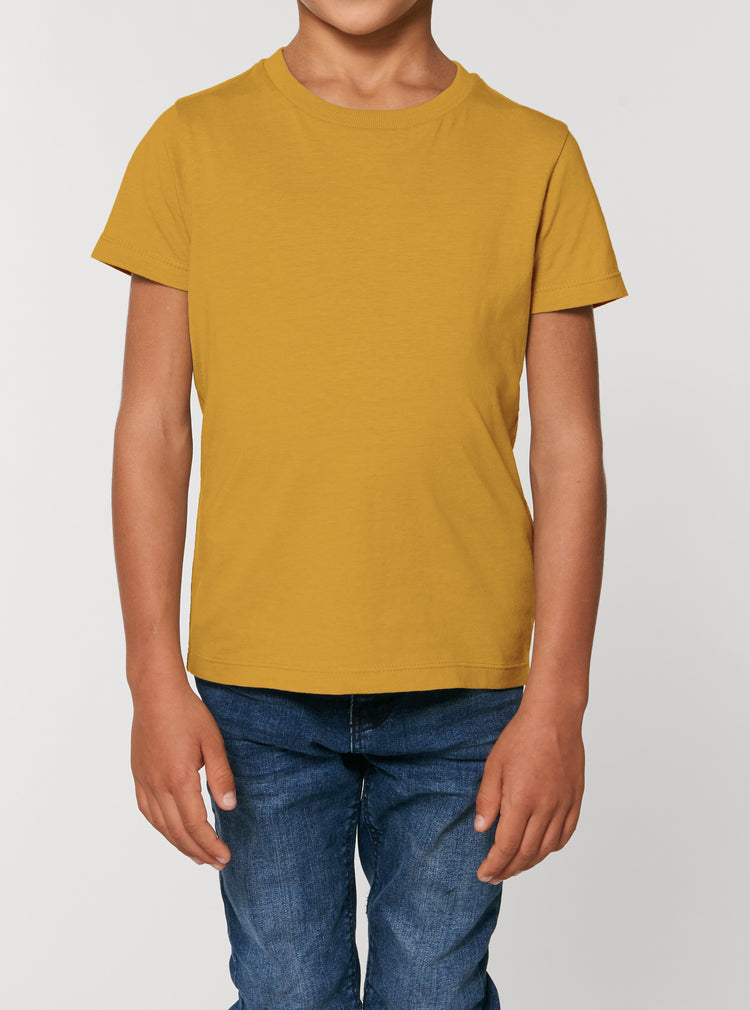 T-Shirt DESIGN IT YOURSELF senfgelb / Mini-Version (Kids)