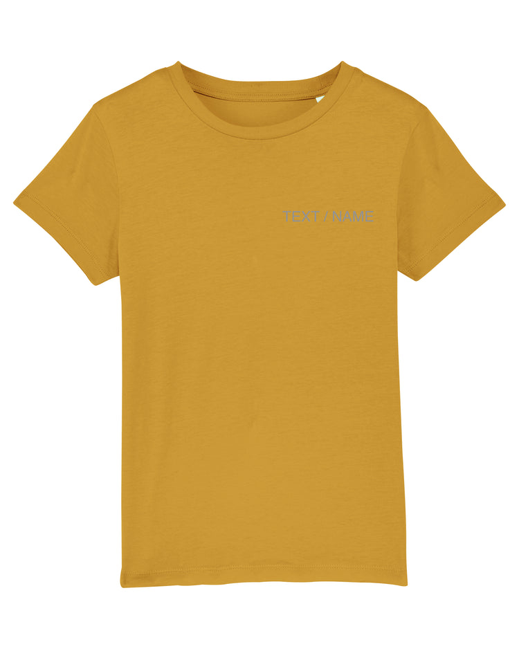 T-Shirt DESIGN IT YOURSELF senfgelb / Mini-Version (Kids)