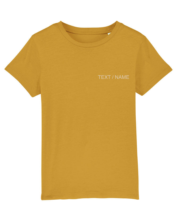 T-Shirt DESIGN IT YOURSELF senfgelb / Mini-Version (Kids)