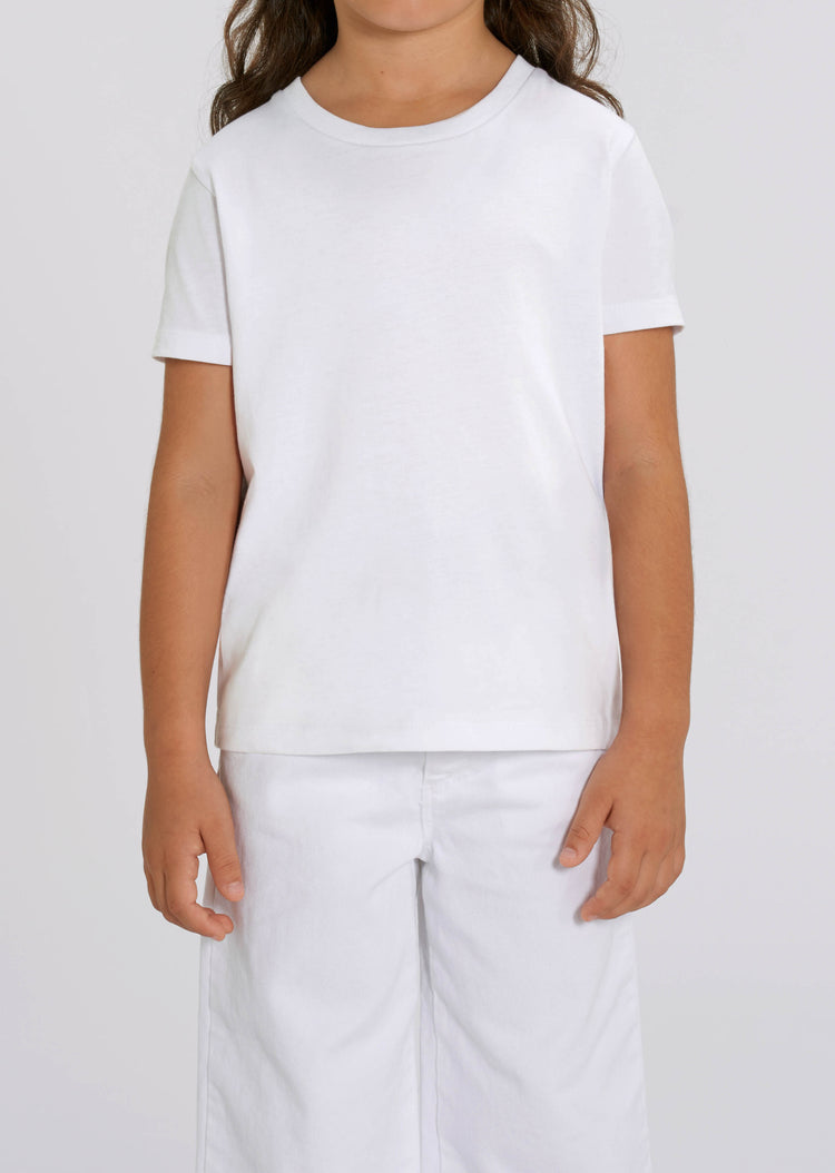 T-Shirt DESIGN IT YOURSELF weiß / Mini-Version (Kids)
