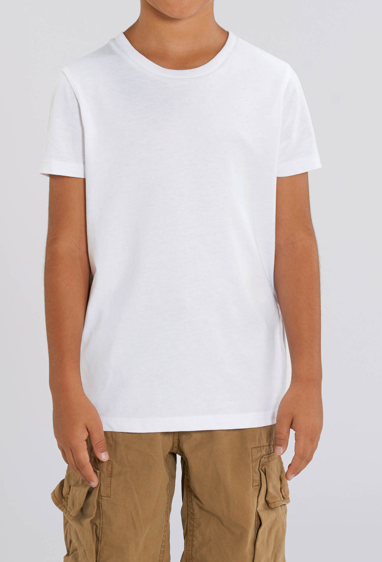 T-Shirt DESIGN IT YOURSELF weiß / Mini-Version (Kids)
