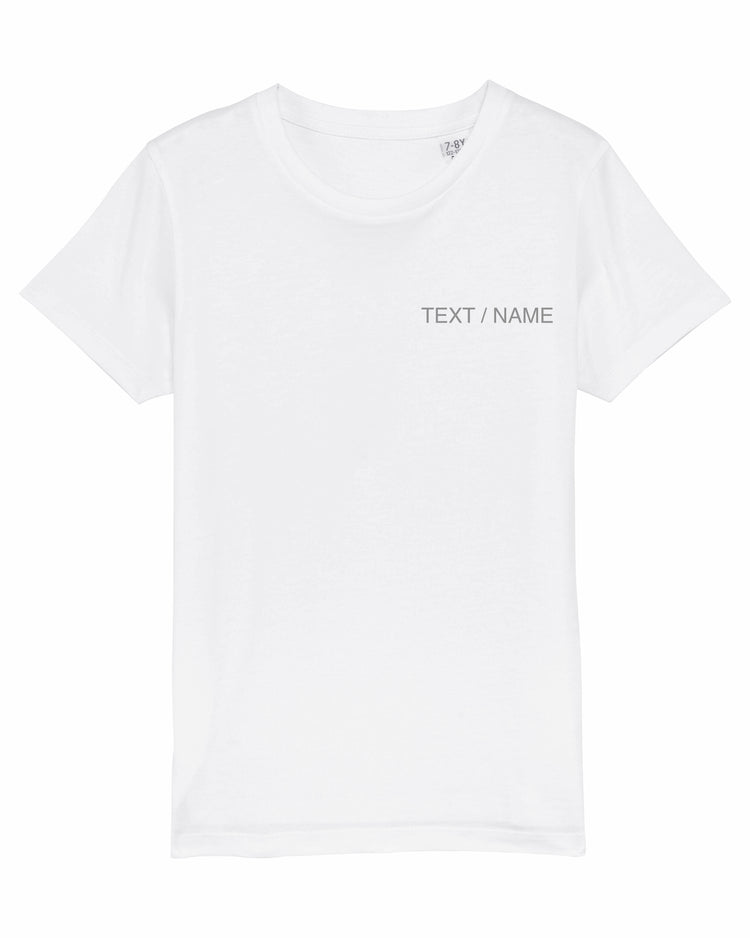 T-Shirt DESIGN IT YOURSELF weiß / Mini-Version (Kids)
