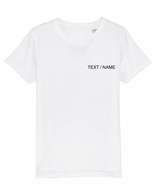 T-Shirt DESIGN IT YOURSELF weiß / Mini-Version (Kids)