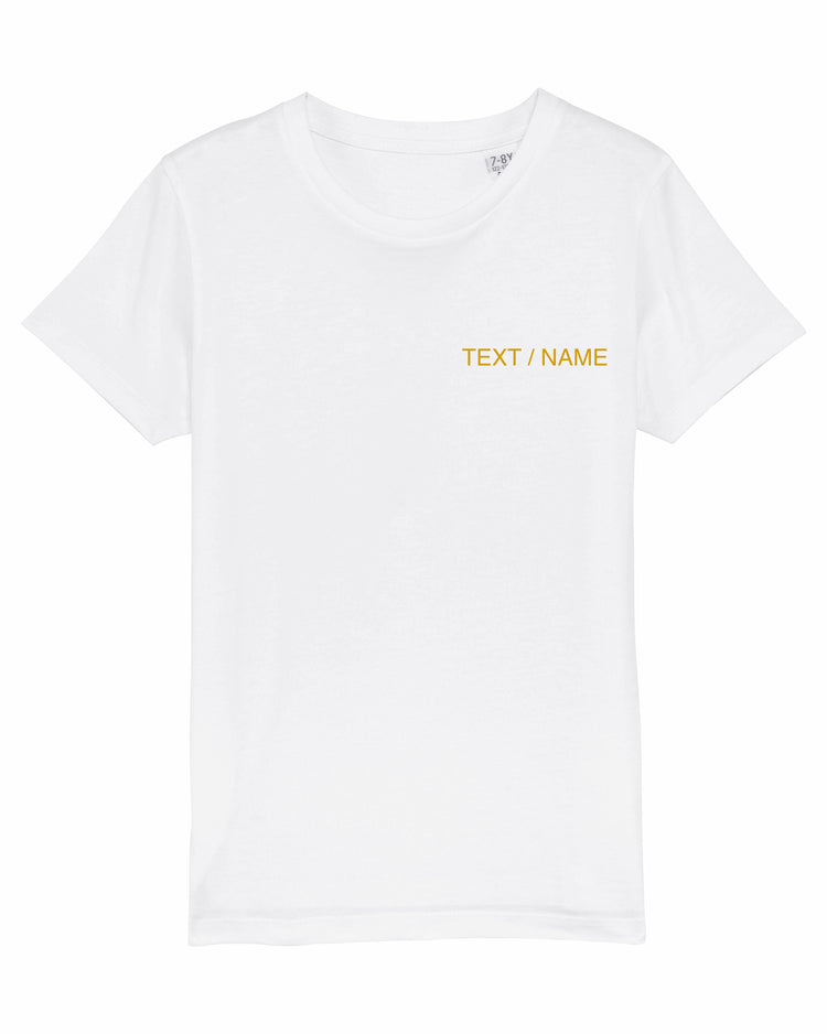 T-Shirt DESIGN IT YOURSELF weiß / Mini-Version (Kids)