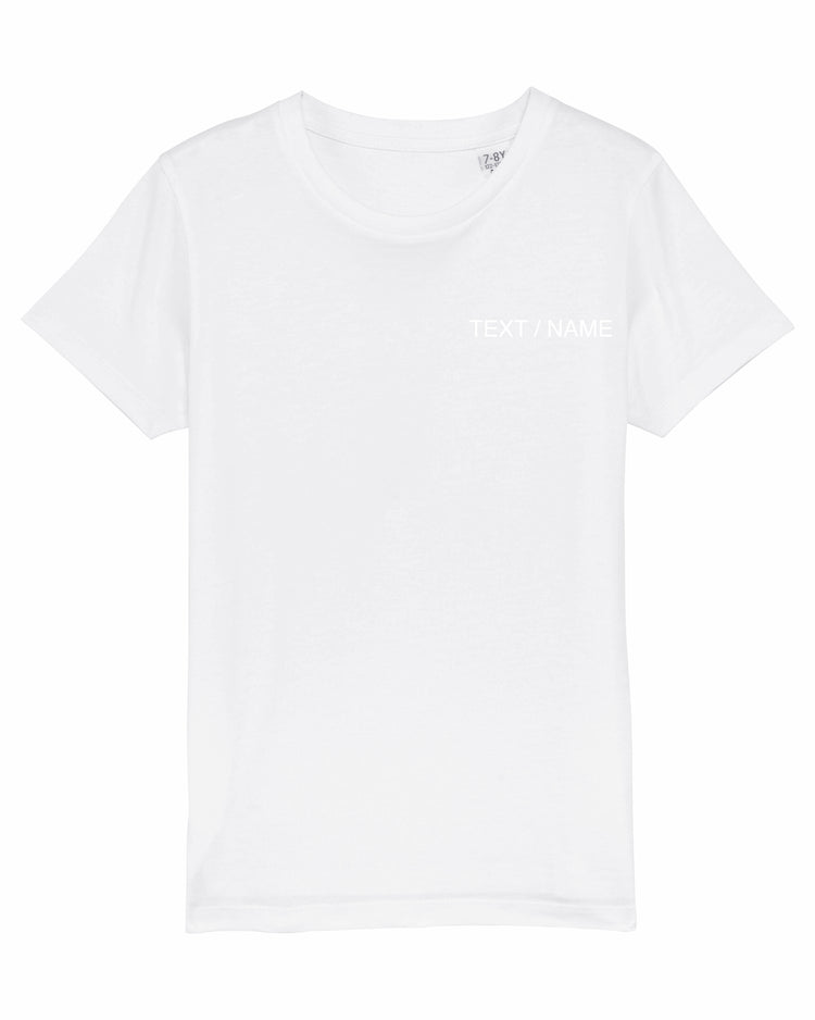 T-Shirt DESIGN IT YOURSELF weiß / Mini-Version (Kids)