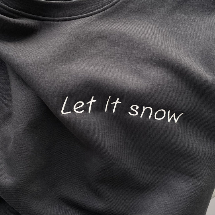 Pretty Christmas Sweater "Let it snow" / Mini-Version (Kids)