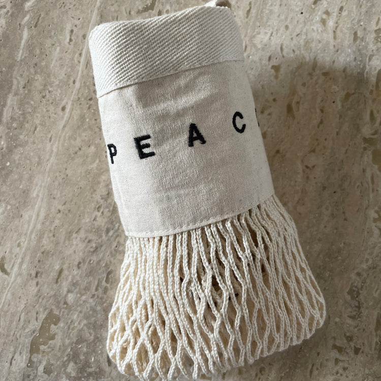 Einkaufsnetz "PEACE" / Me-Version (Adults)