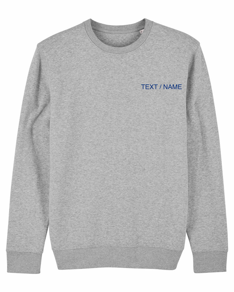 Sweatshirt DESIGN IT YOURSELF grau / Me-Version (Adults)
