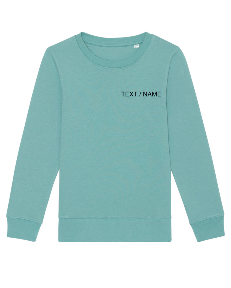 Sweatshirt DESIGN IT YOURSELF türkis / Mini-Version (Kids)