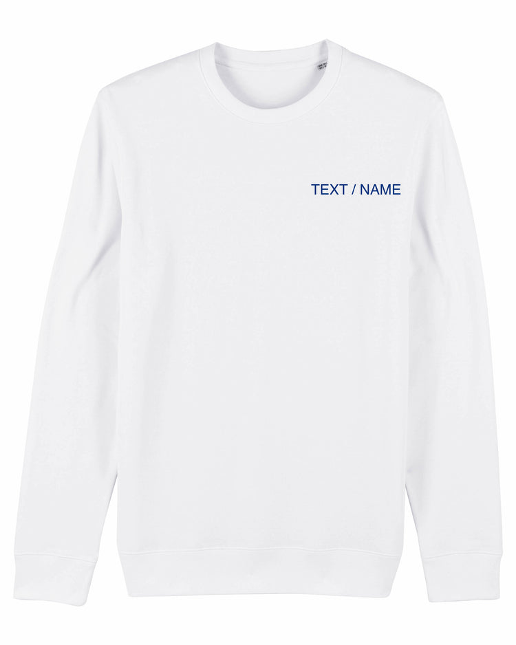 Sweatshirt DESIGN IT YOURSELF weiß / Me-Version (Adults)