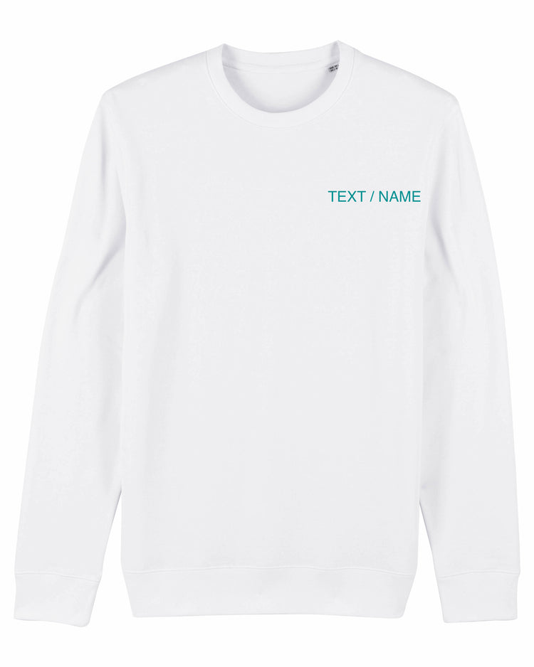 Sweatshirt DESIGN IT YOURSELF weiß / Me-Version (Adults)