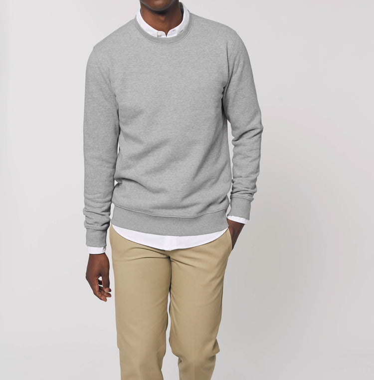 Sweatshirt DESIGN IT YOURSELF grau / Me-Version (Adults)