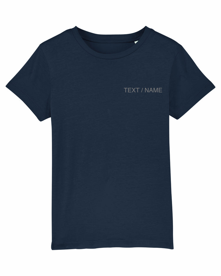 T-Shirt DESIGN IT YOURSELF dunkelblau / Mini-Version (Kids)