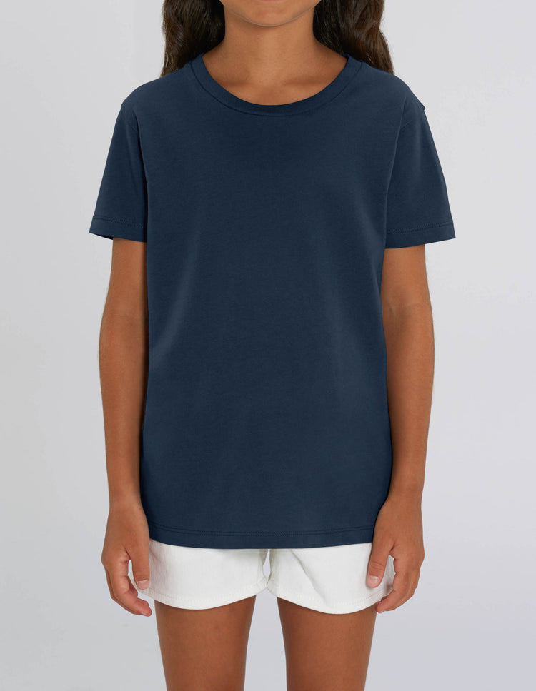 T-Shirt DESIGN IT YOURSELF dunkelblau / Mini-Version (Kids)