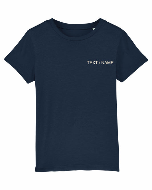 T-Shirt DESIGN IT YOURSELF dunkelblau / Mini-Version (Kids)