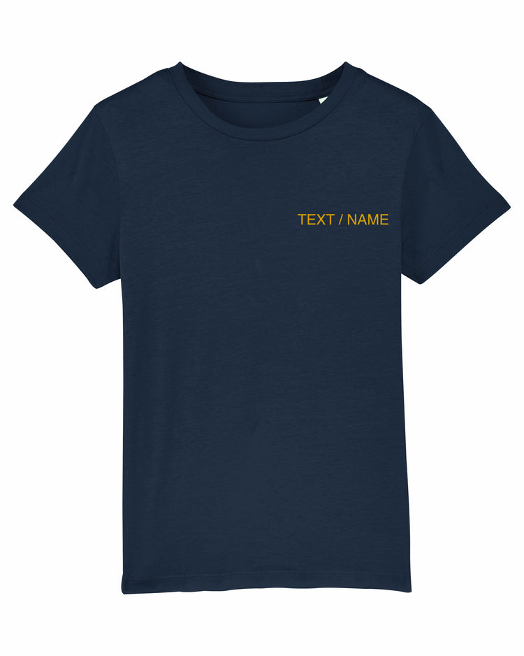 T-Shirt DESIGN IT YOURSELF dunkelblau / Mini-Version (Kids)