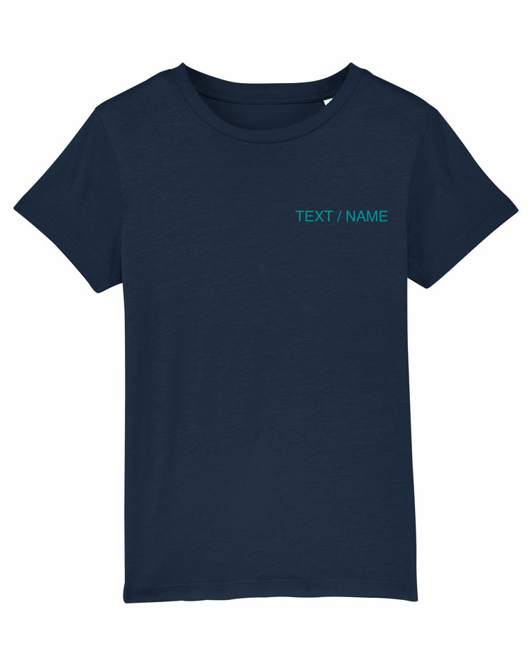 T-Shirt DESIGN IT YOURSELF dunkelblau / Mini-Version (Kids)