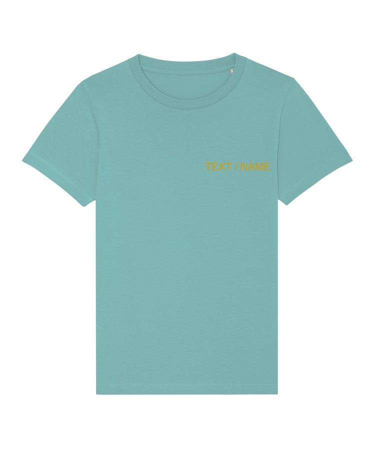T-Shirt DESIGN IT YOURSELF türkis / Mini-Version (Kids)