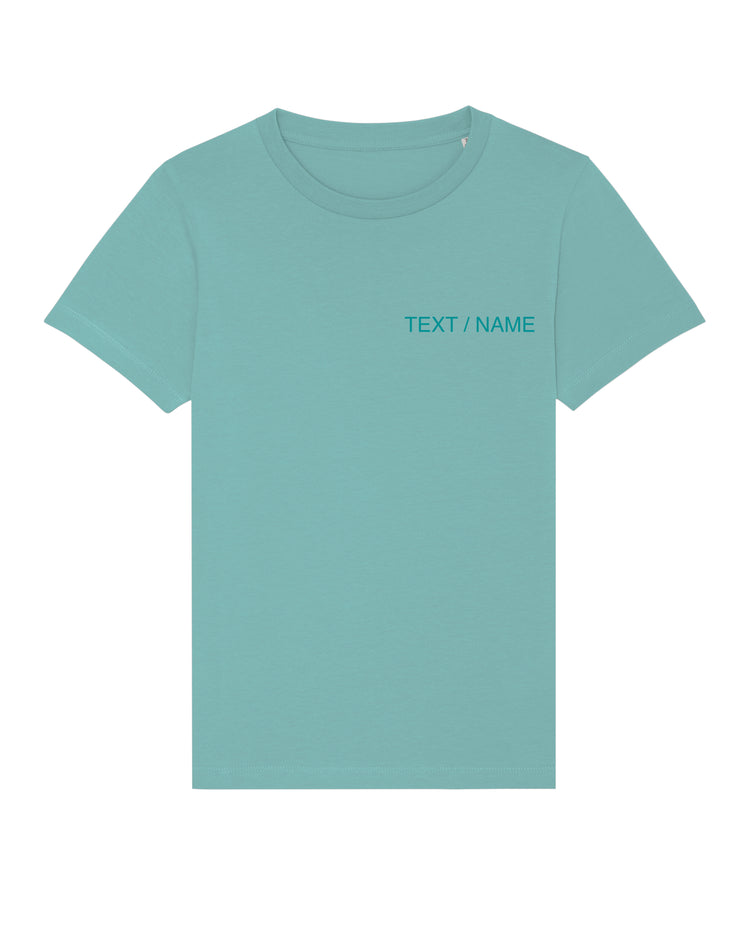 T-Shirt DESIGN IT YOURSELF türkis / Mini-Version (Kids)