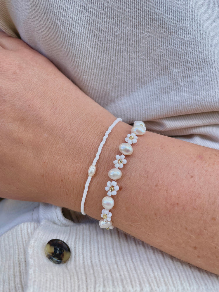 Armband DAISIES & PEARLS
