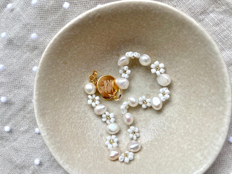 Armband DAISIES & PEARLS