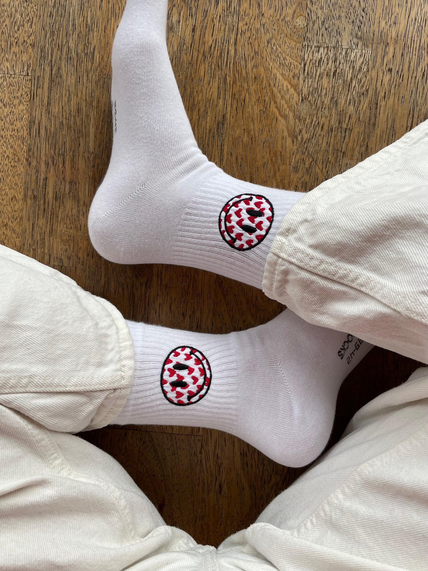 I LOVE YOU SMILEY Socken