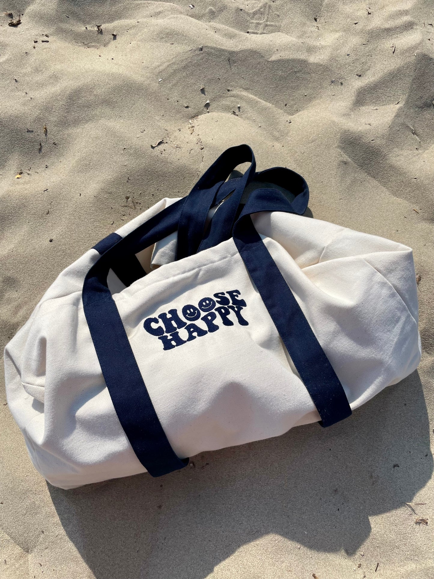 CHOOSE HAPPY Beach Bag