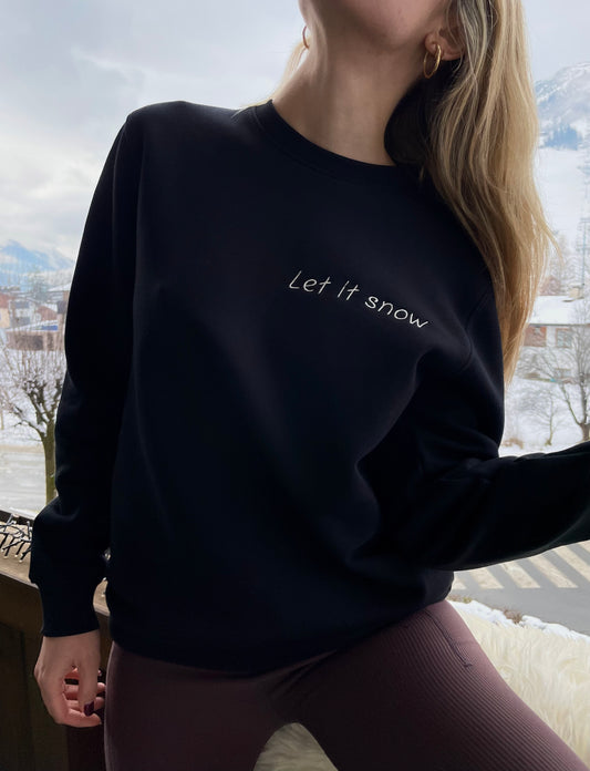 Pretty Christmas Sweater "Let it Snow" / Me-Version (Adults)