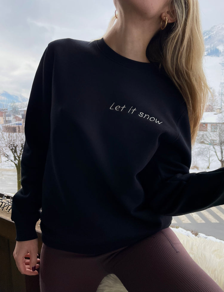 Pretty Christmas Sweater "Let it Snow" / Me-Version (Adults)