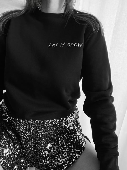 Pretty Christmas Sweater "Let it Snow" / Me-Version (Adults)
