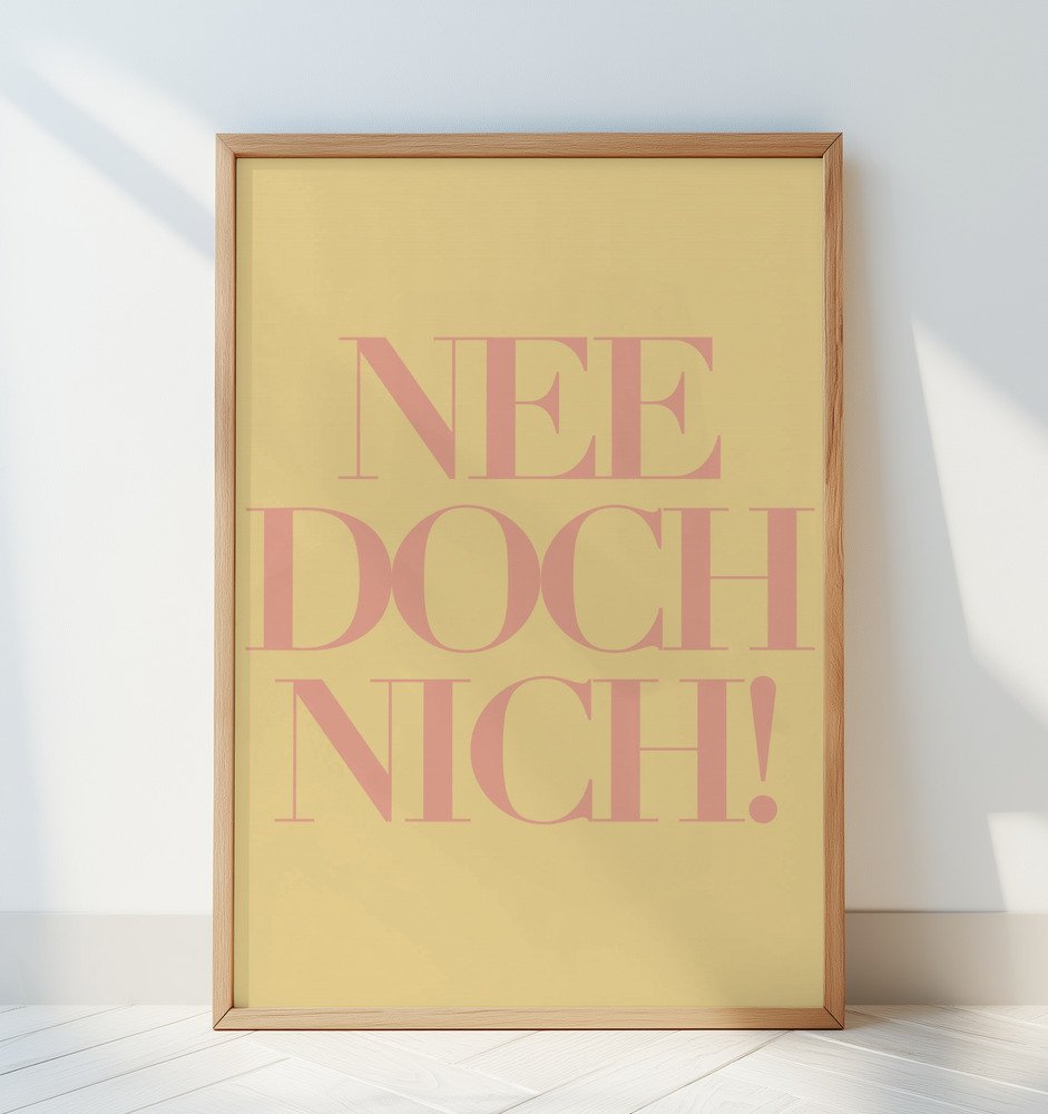 Illustration NEE DOCH NICH!