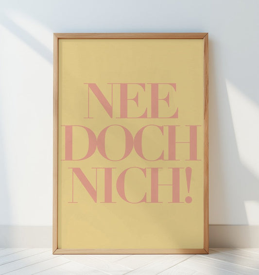 Illustration NEE DOCH NICH!