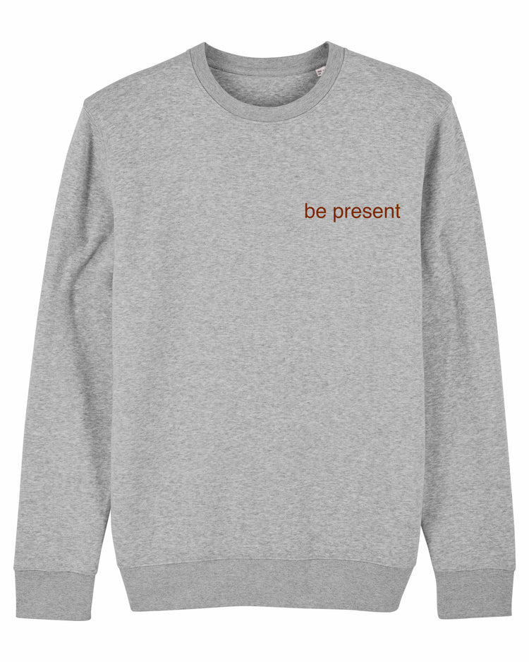 Pretty Christmas Sweater "be present" / Me-Version (Adults)