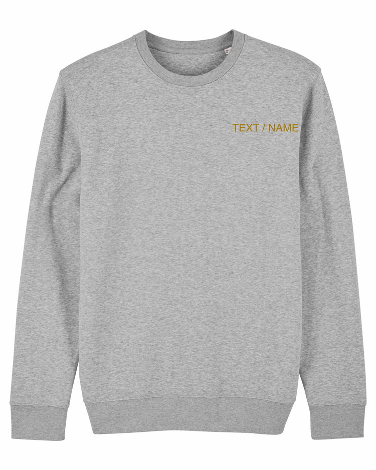 Sweatshirt DESIGN IT YOURSELF grau / Me-Version (Adults)